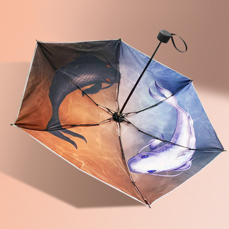 DIY定制小黑伞创意个性设计