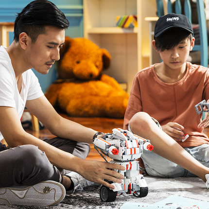 米兔积木机器人智能编程儿童成人多功能益智电动组装玩具 