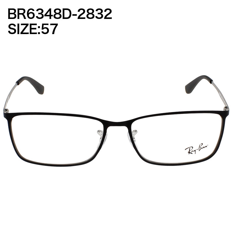 Rayban雷朋金属潮流男女商务全框近视眼镜定制RB6348D（送黛玛诗超发水膜防蓝光镜片）