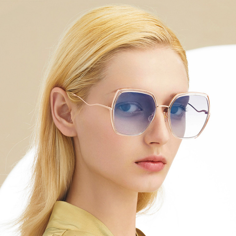 暴龙太阳镜女 2020年新款偏光眼镜异型镜腿大框猫眼百搭潮流墨镜BL6089